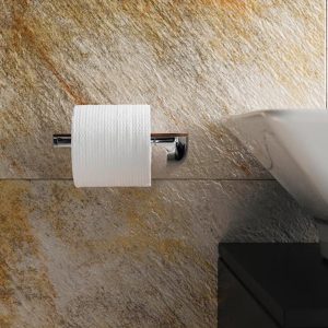 Lô đựng giấy vệ sinh KH-701S-2 Cao Cấp – Chất Liệu Gỗ Óc Chó, Thép Không Gỉ, Kết Hợp Kẽm Mạ Màu Crom sáng bóng Bền Đẹp, Hoàn Thiện Sang Trọng Cho Phòng Tắm