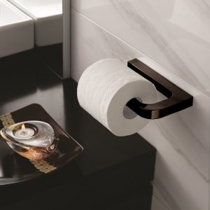 Lô giấy vệ sinh Krene KH-703B-2 Cao Cấp – Chất Liệu Thép Không Gỉ,Kết Hợp Kẽm Mạ Màu Đen Bền Đẹp, Hoàn Thiện Sang Trọng Cho Phòng Tắm