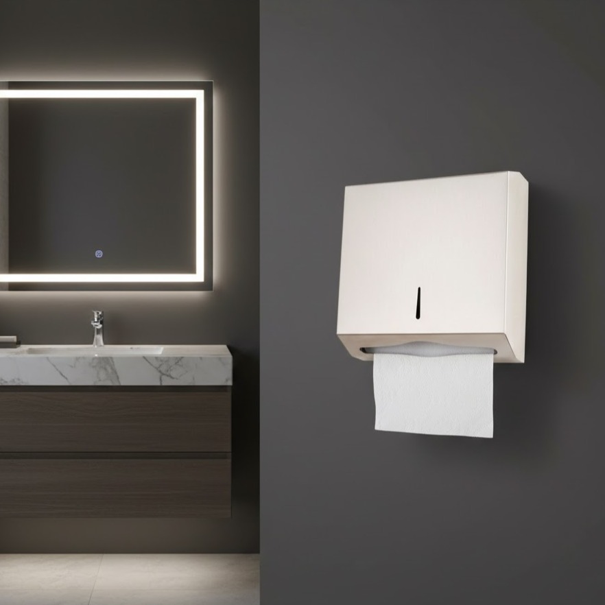 Hộp đựng khăn giấy Krene BP-54 cao cấp – Từ Thép Không Gỉ – Chống Nước Tuyệt Đối, Bền Màu Theo Thời Gian