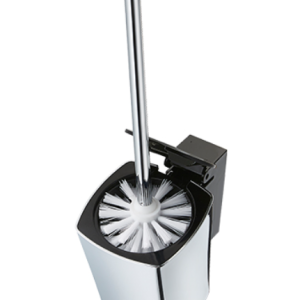 Alternative view of Bộ chổi vệ sinh toilet và thùng đựng bằng nhựa Krene N-1304 cao cấp, chất liệu thép không gỉ mạ crom sáng bóng.