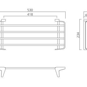 Alternative view of Giá để khăn tắm 2 tầng Krene N-1702 cao cấp - Chất Liệu Thép Không Gỉ, Bền Màu và Chắc Chắn