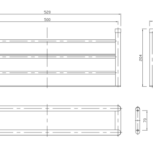 Alternative view of Giá để đồ trong nhà vệ sinh Krene N-1701 cao cấp - Chất Liệu Thép Không Gỉ, Bền Màu và Chắc Chắn