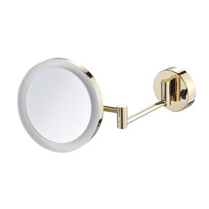 Alternative view of Gương trang điểm Krene (Có LED) SM-S017LED-AG cao cấp, nhập khẩu Hàn Quốc, Màu Gold sang trọng và sáng bóng