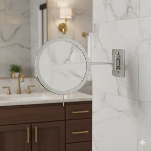 Gương trang điểm Krene (Không LED) SM-S017SP-CR cao cấp, mạ crom bền đẹp, sáng bóng.