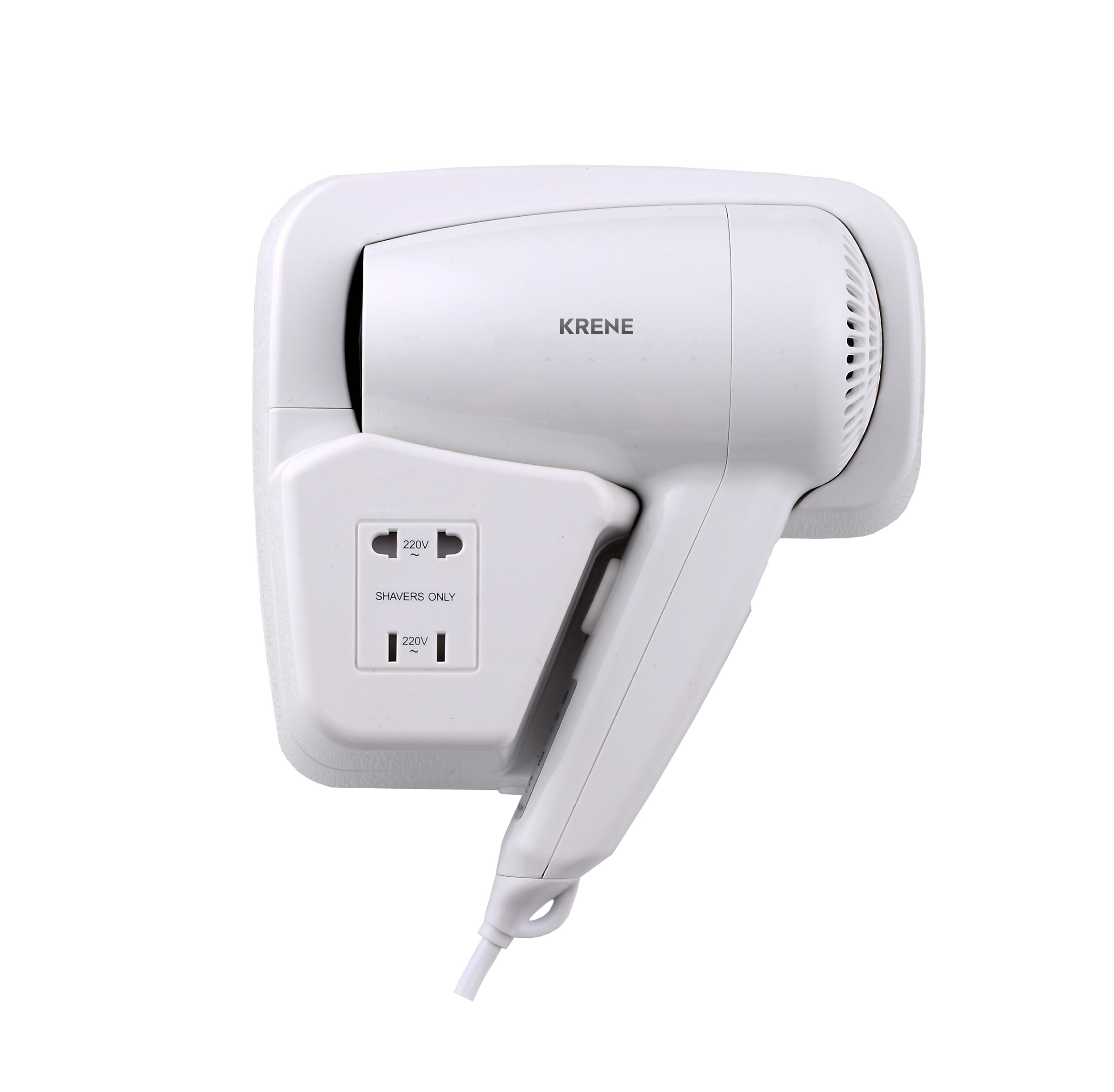 Máy sấy tóc 2 chiều nóng lạnh bảo vệ tóc chính hãng Krene INHSD-D9029-1 cao cấp công suất lớn to 1200W gắn tường - Ảnh 3