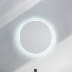 Gương treo tường hình tròn Krene P800 – Led Sau – Gương dày 5 li - Cảm ứng hiện đại – Khung viền 40cm hợp kim chống nước.