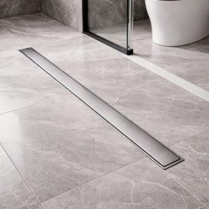 Ga thoát sàn Krene BAFDB3260-01 cao cấp | chất liệu thép nguyên khối, dày, nặng, siêu bền | Size: 32 x 600 mm | Ngăn mùi và côn trùng