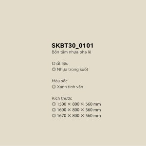 Alternative view of Bồn tắm Pha Lê Krene SKBT30-0101